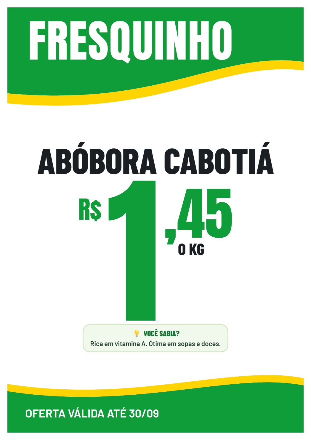 Cartaz do módulo Hortifrúti